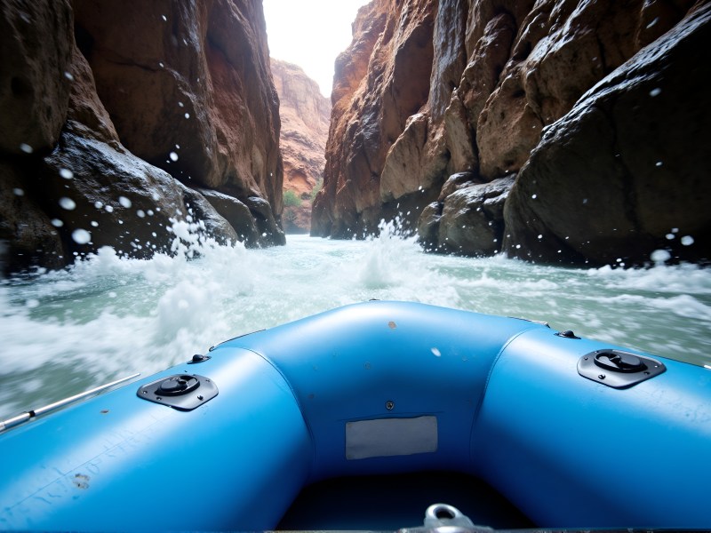 a large jetliner sitting on top of a mountain