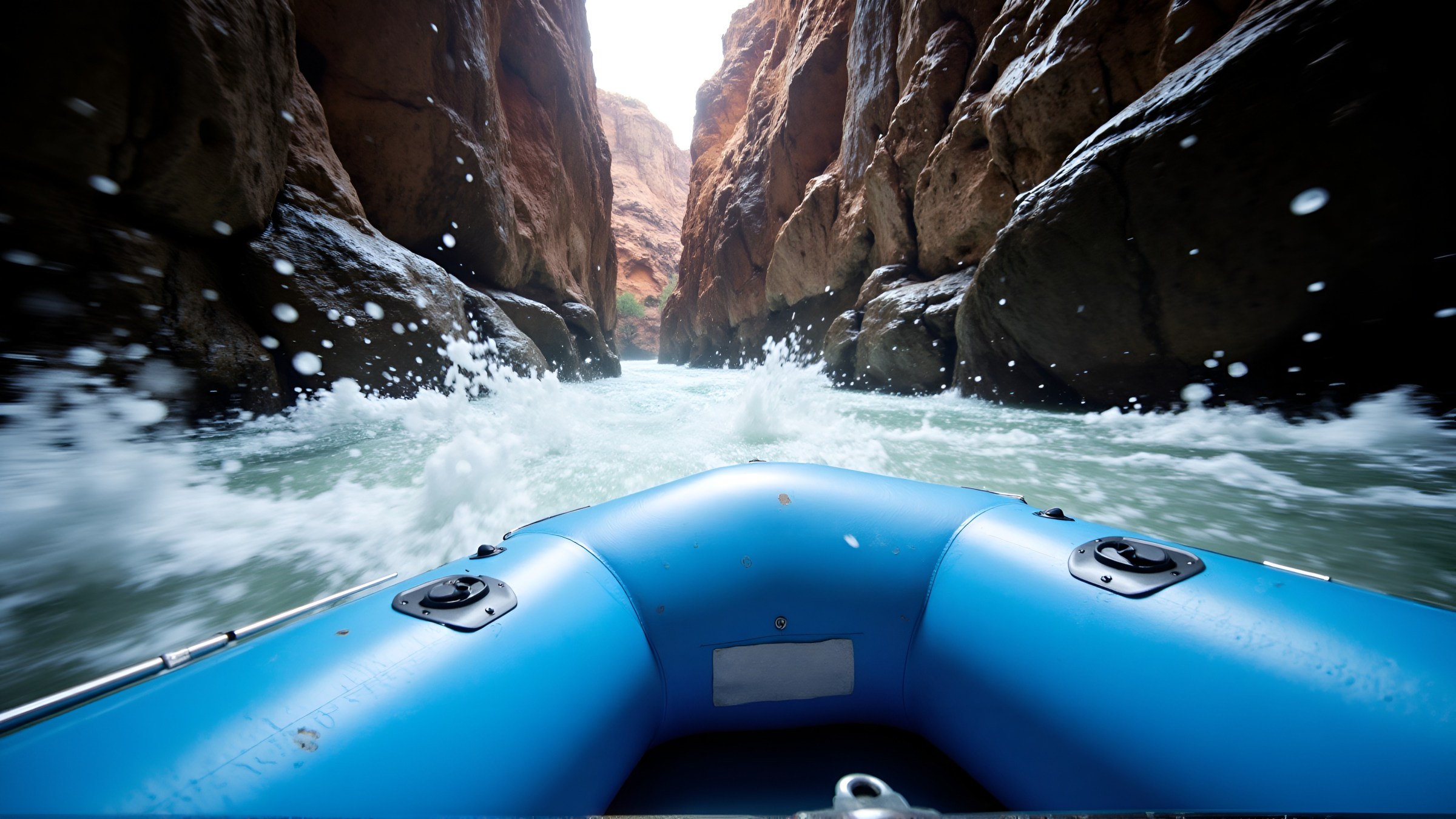 a large jetliner sitting on top of a mountain