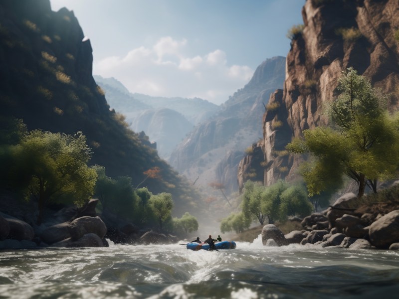 a body of water with a mountain in the background