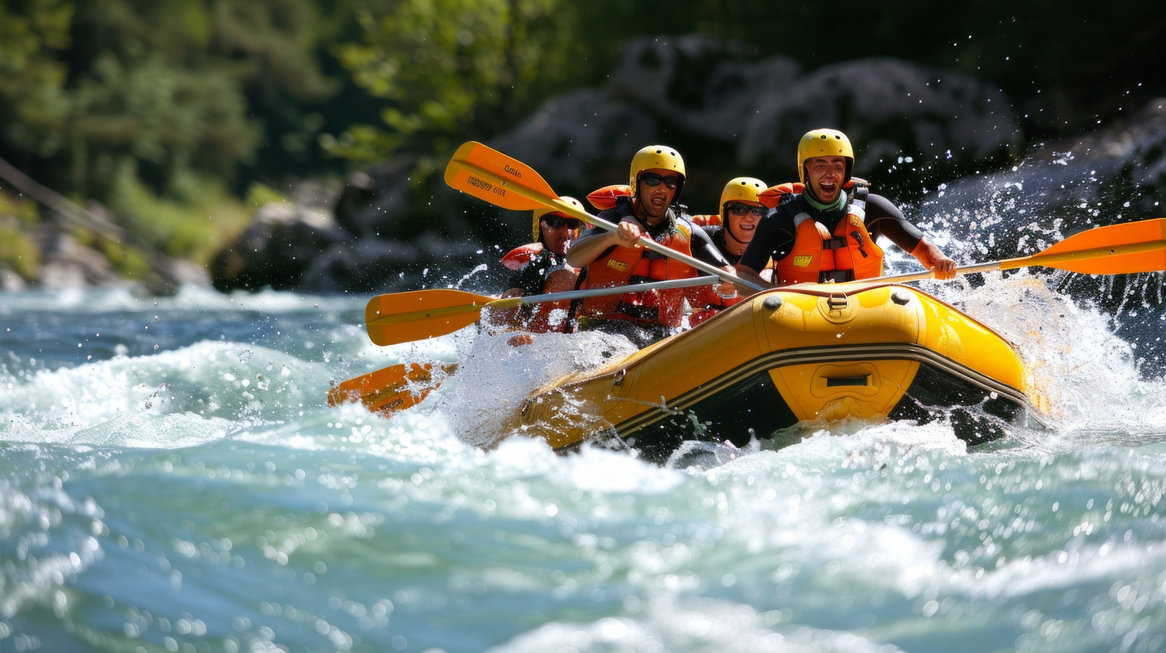 a man riding on the back of a boat in the water
